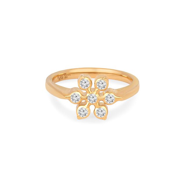 Tanishq 22KT Diamond Finger Ring for Women 