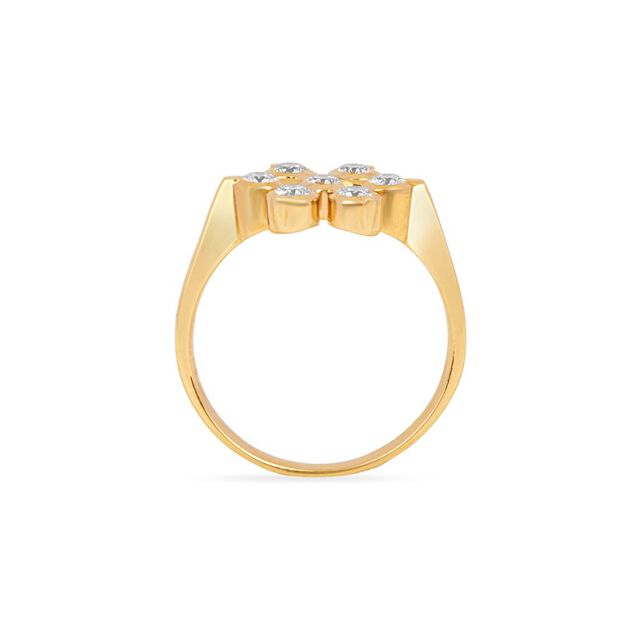 Tanishq 22KT Diamond Finger Ring for Women 5