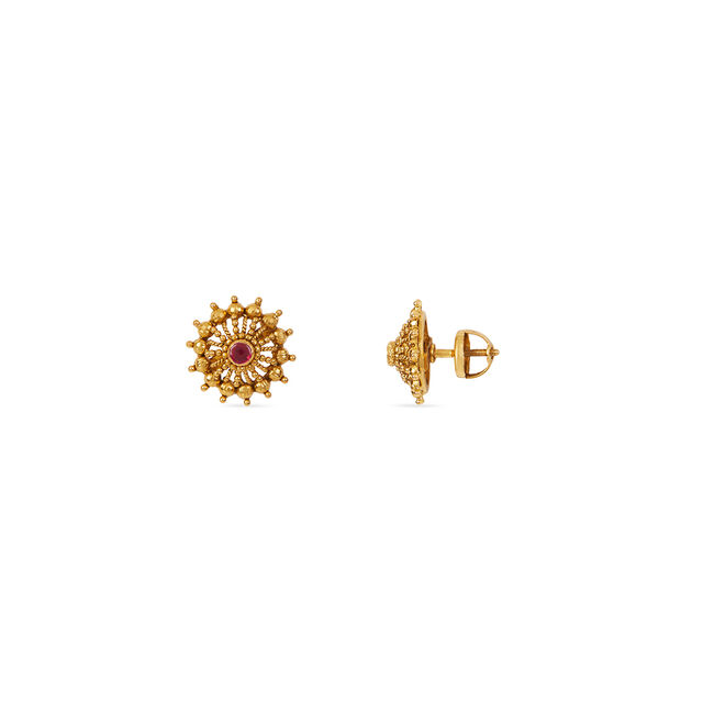 Tanishq 22KT Gold Earrings 2