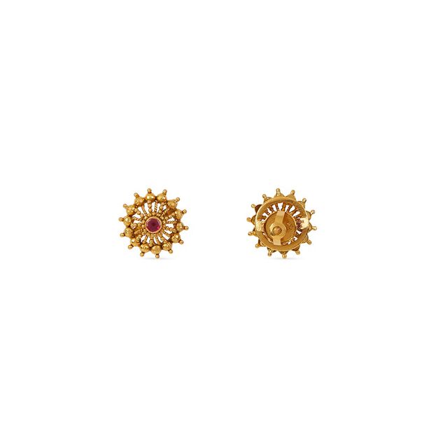 Tanishq 22KT Gold Earrings 3