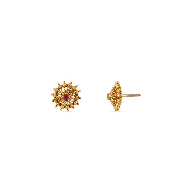 Tanishq 22KT Gold Earrings 4