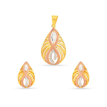 Twilight Teardrop Pendant Set