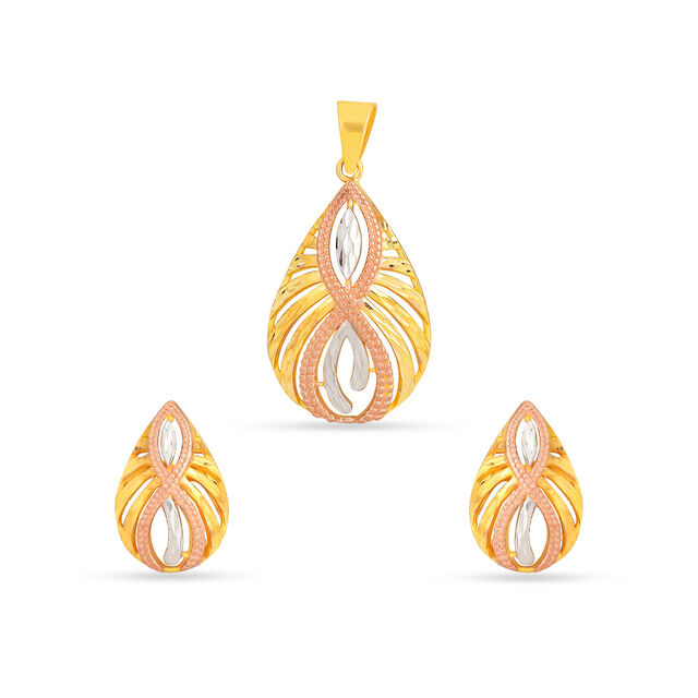 Twilight Teardrop Pendant Set 