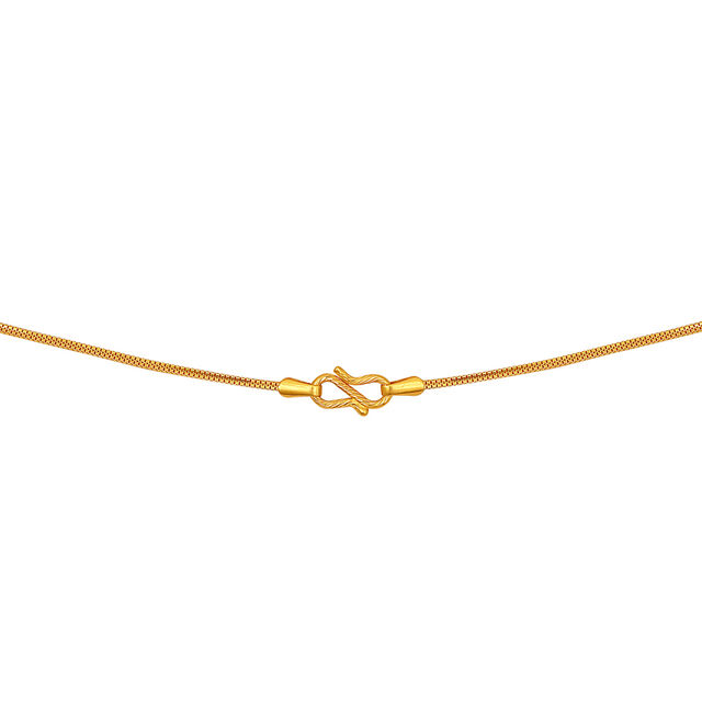 Tanishq 22 Karat Gold Chain for Women