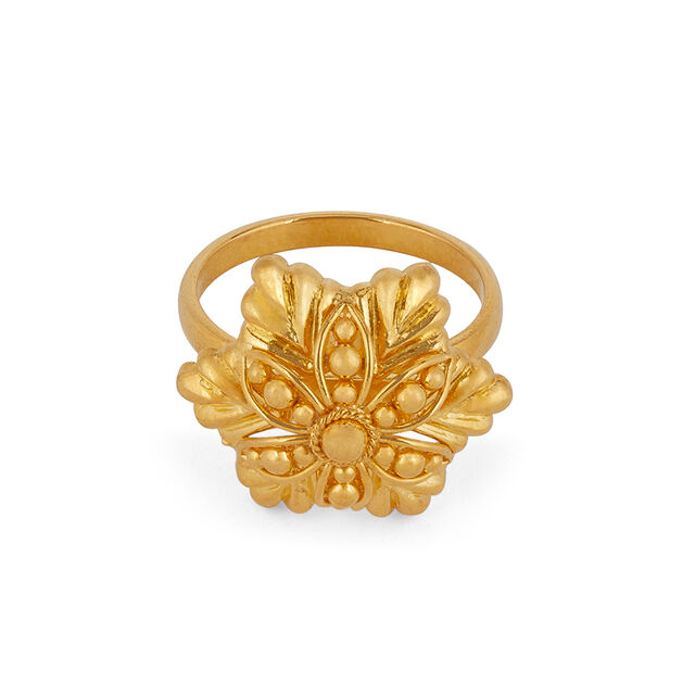 Tanishq 22KT Gold Finger Ring for Women 
