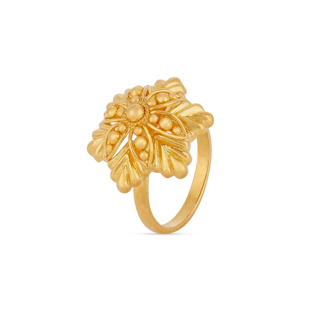 Tanishq 22KT Gold Finger Ring for Women 2