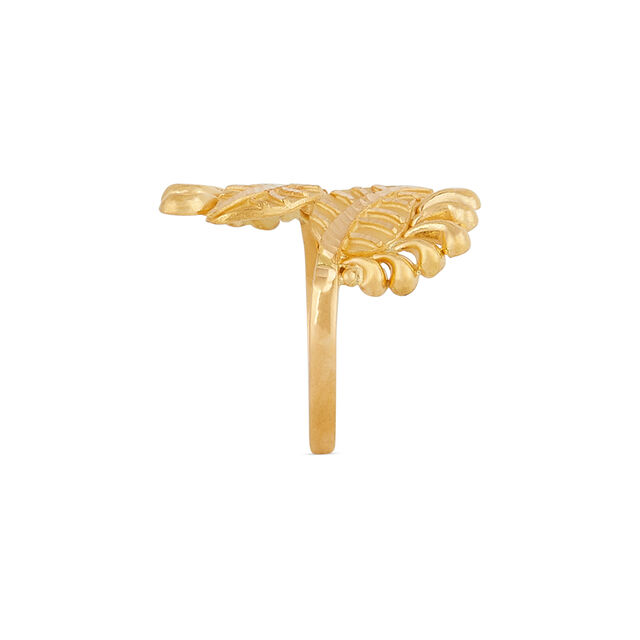 Tanishq 22KT Gold Finger Ring for Women 3