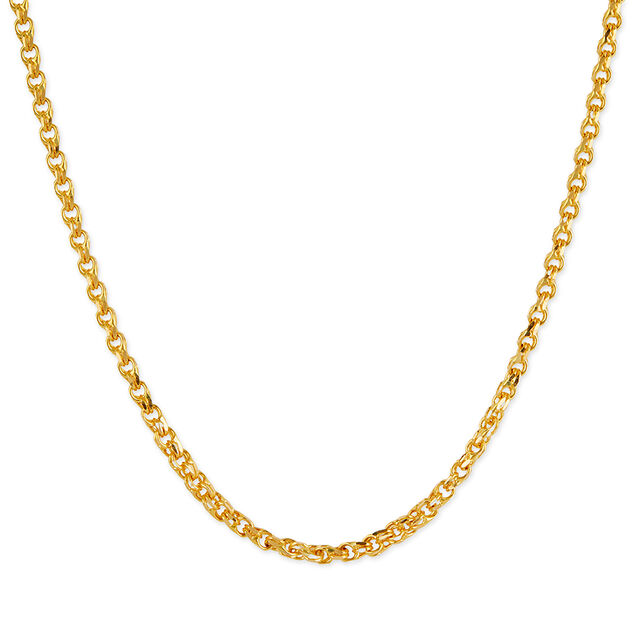 Tanishq 22KT  Gold Chain  for Women 2