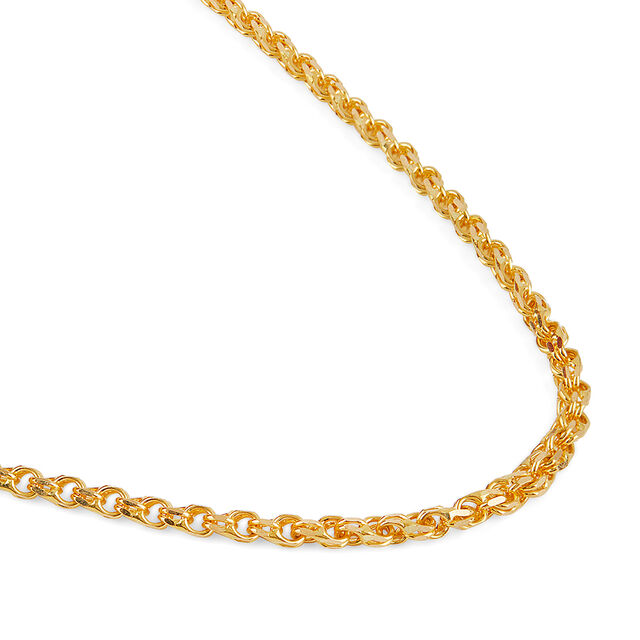 Tanishq 22KT  Gold Chain  for Women 4