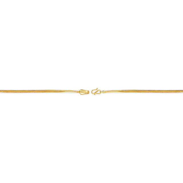 Radiant Mandala Gold Pendant with Chain 4