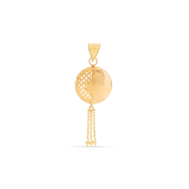 Starburst Bloom Gold Pendant 3