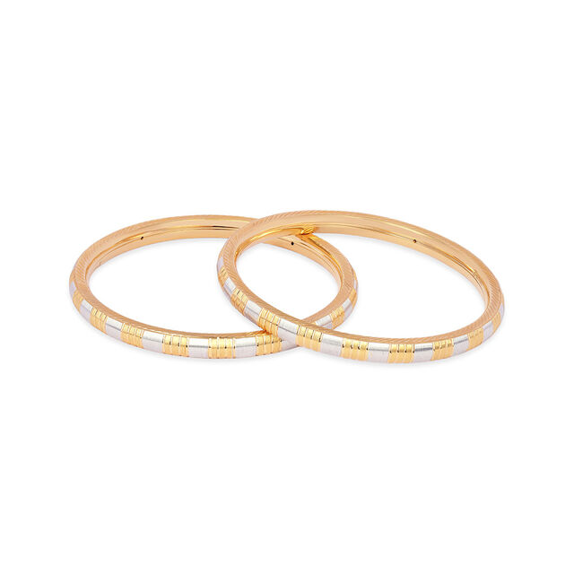 Dual Radiance Gold Bangles 5