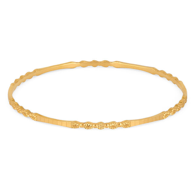 Luminous Mesh Gold Bangles 