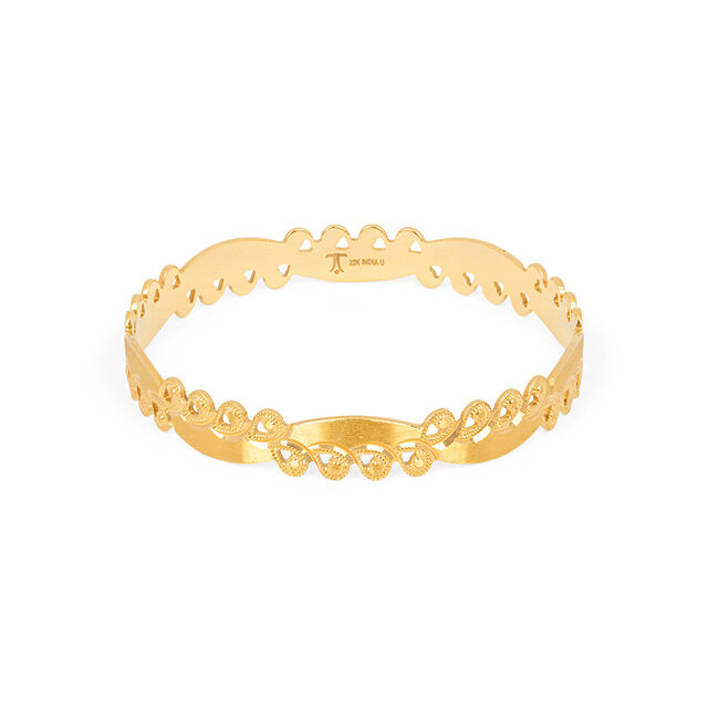 Tanishq 22KT Gold Bangle for Women 