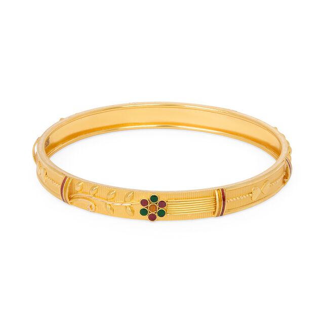 Tanishq 22KT Gold Bangle for Women 