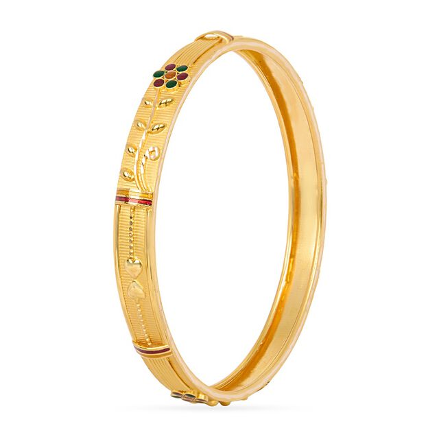 Tanishq 22KT Gold Bangle for Women 2