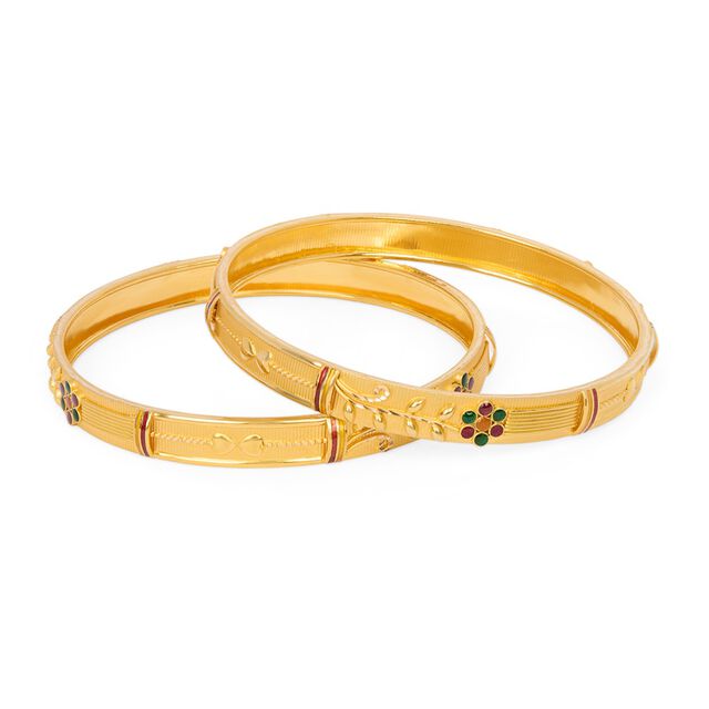 Tanishq 22KT Gold Bangle for Women 4