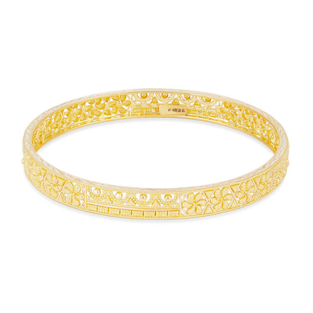 Nova Mesh Gold Bangles 