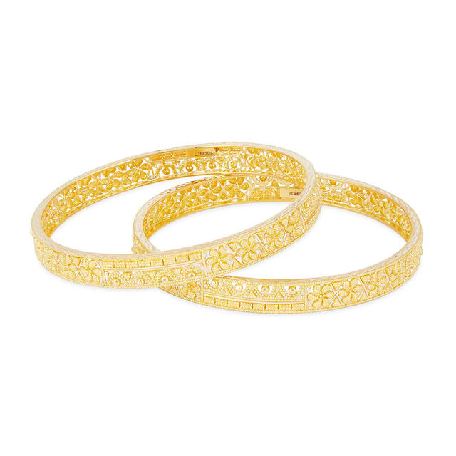 Nova Mesh Gold Bangles 4