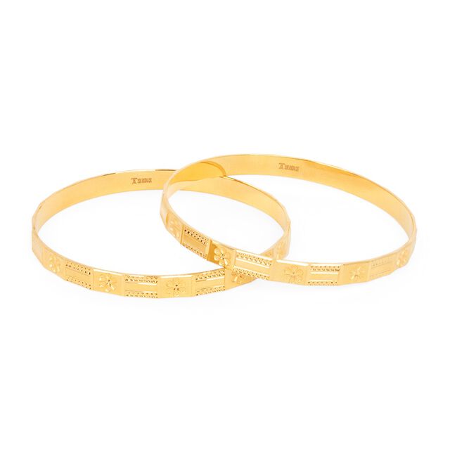 Tanishq 22KT Gold Bangle for Women 4