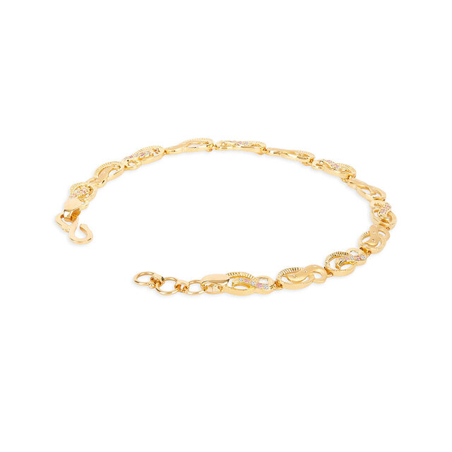 Sparkle Knot Gold Bracelet 2