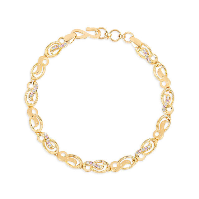 Sparkle Knot Gold Bracelet 3