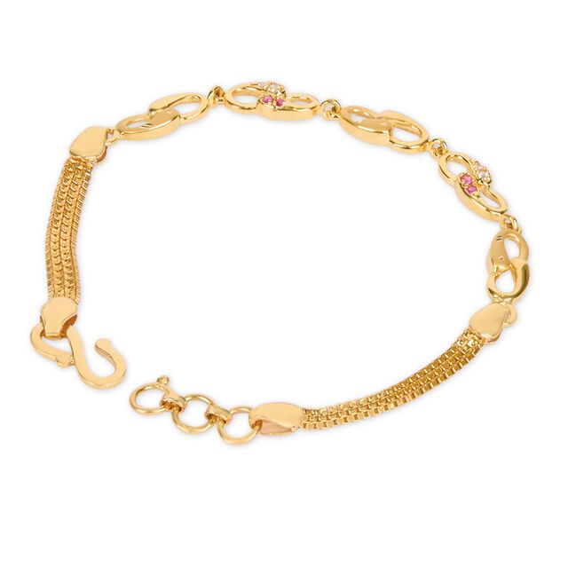 Tanishq 22KT CZ Bracelet for Women 2