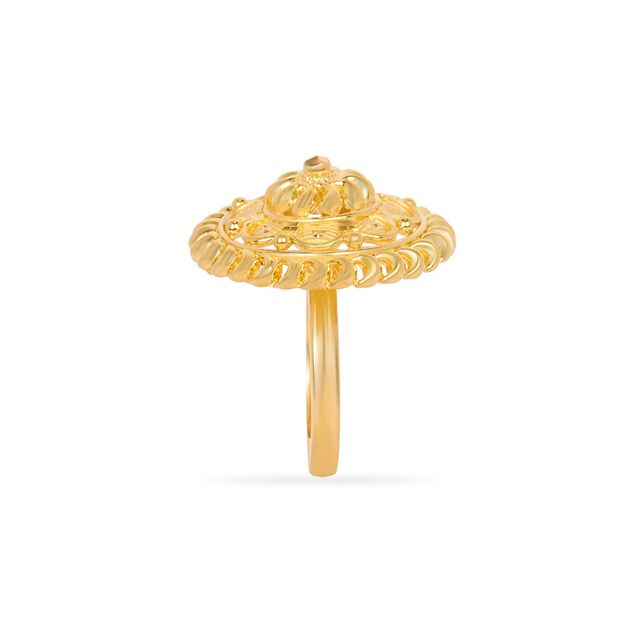 Tanishq 22KT Gold Finger Ring for Women 3