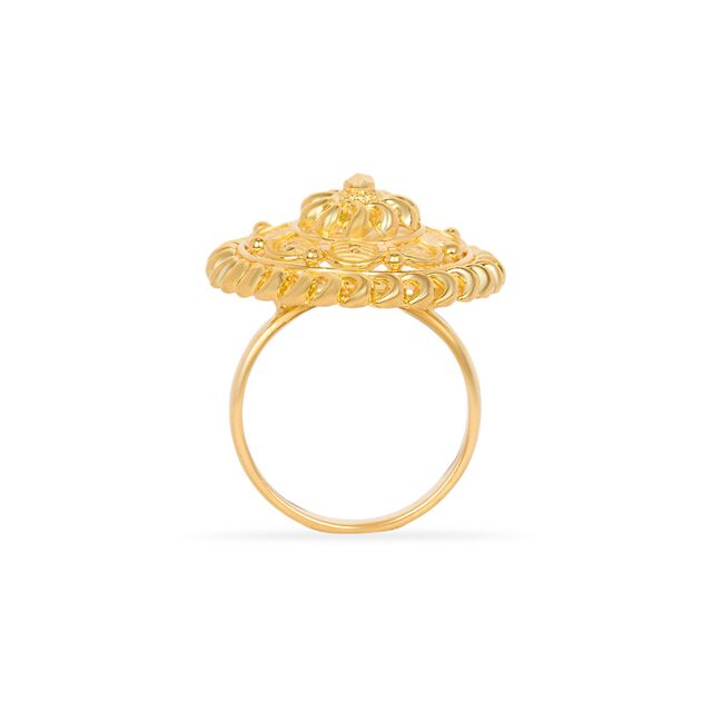 Tanishq 22KT Gold Finger Ring for Women 4