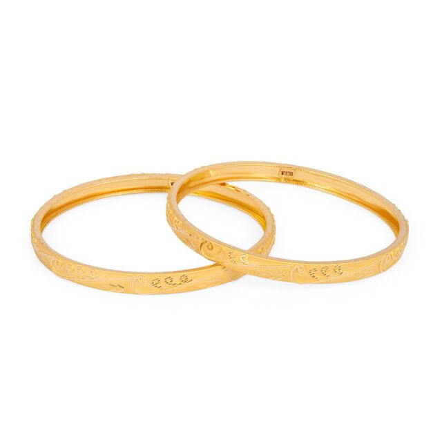 Tanishq 22KT Gold Bangle for Women 5