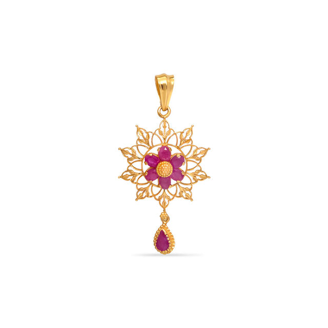 Tanishq 22KT Gold Pendant 