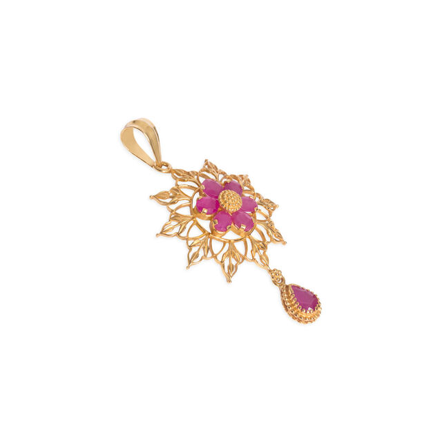Tanishq 22KT Gold Pendant 2