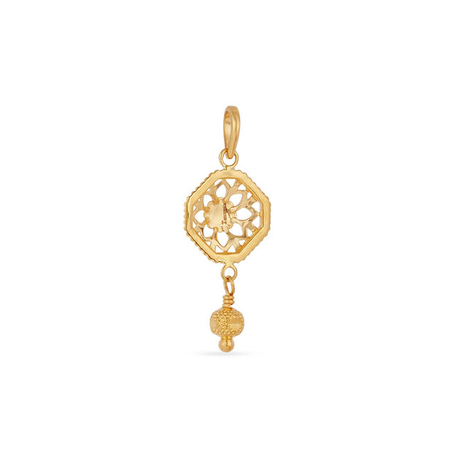 Floral Medley Gold Pendant 3