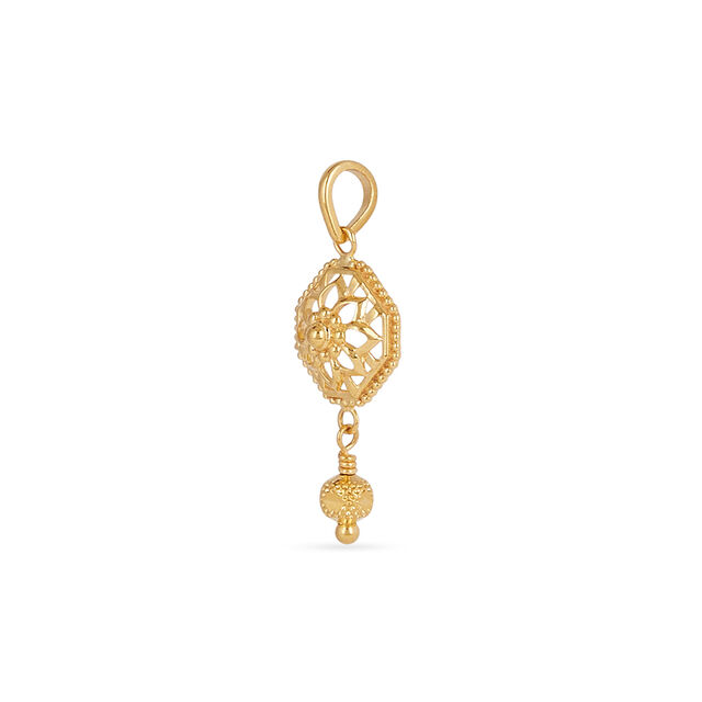 Floral Medley Gold Pendant 4