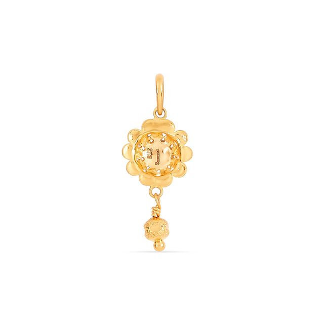 Tanishq 22KT Gold Pendant for Women 3