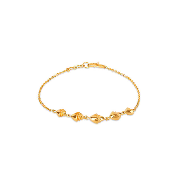 Petal Trail Gold Bracelet 