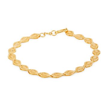 Sculpted Bloom Gold Bracelet