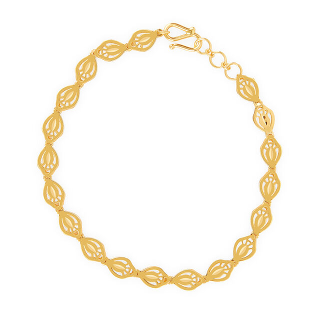 Sculpted Bloom Gold Bracelet 2