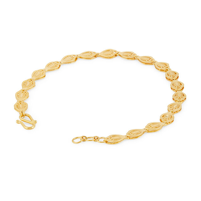 Sculpted Bloom Gold Bracelet 3