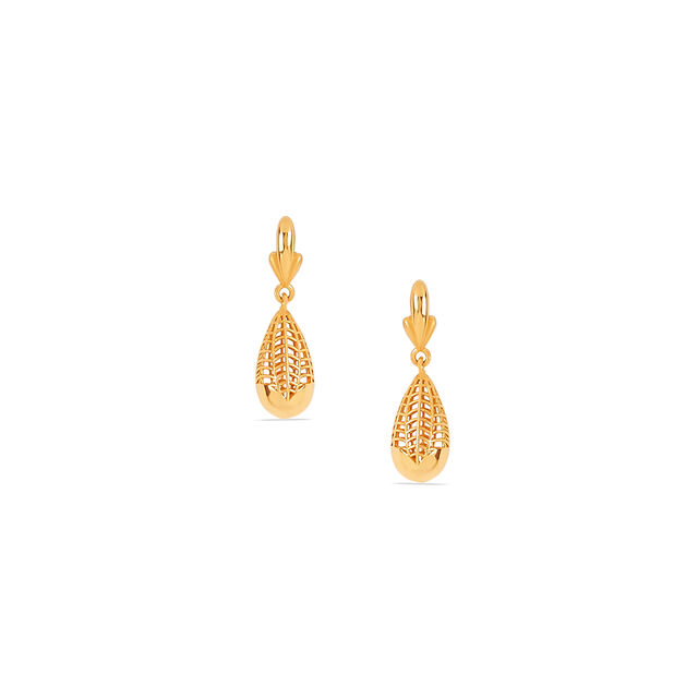 Tanishq 22KT Gold Earrings for Women 