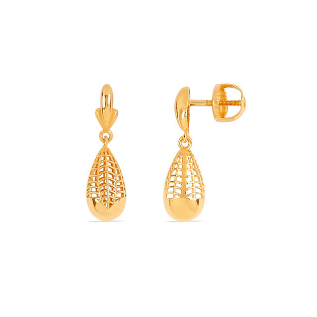 Tanishq 22KT Gold Earrings for Women 2