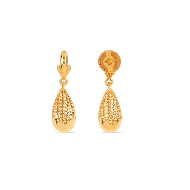 Tanishq 22KT Gold Earrings for Women 3