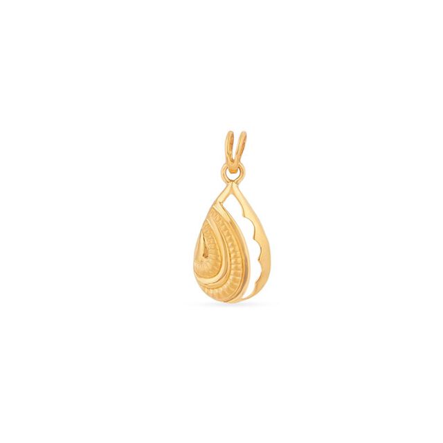 Tanishq 22KT Gold Pendant for Women 