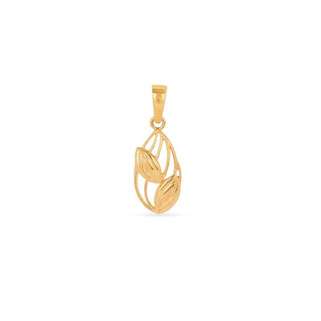 Tanishq 22KT Gold Pendant for Women 