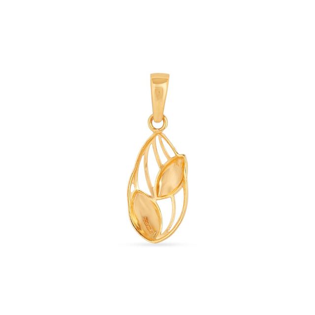 Tanishq 22KT Gold Pendant for Women 3