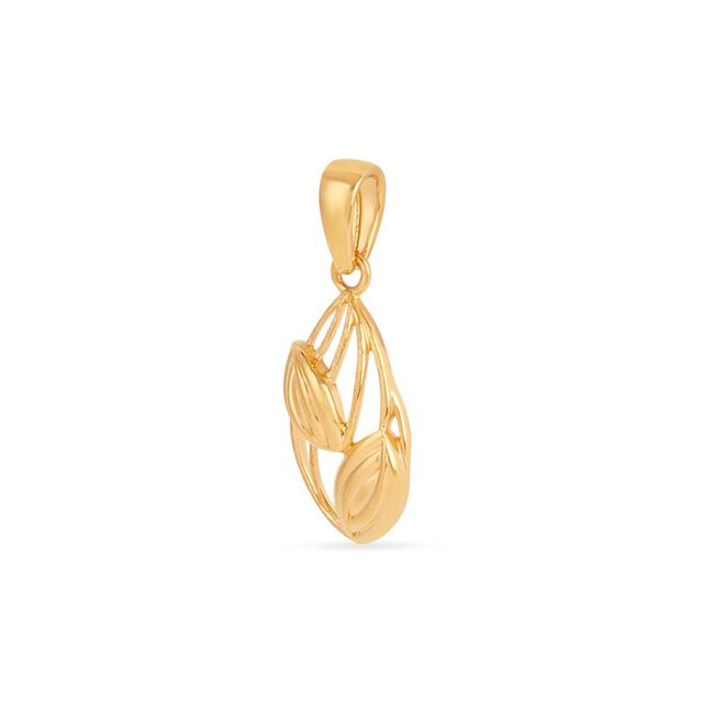 Tanishq 22KT Gold Pendant for Women 4