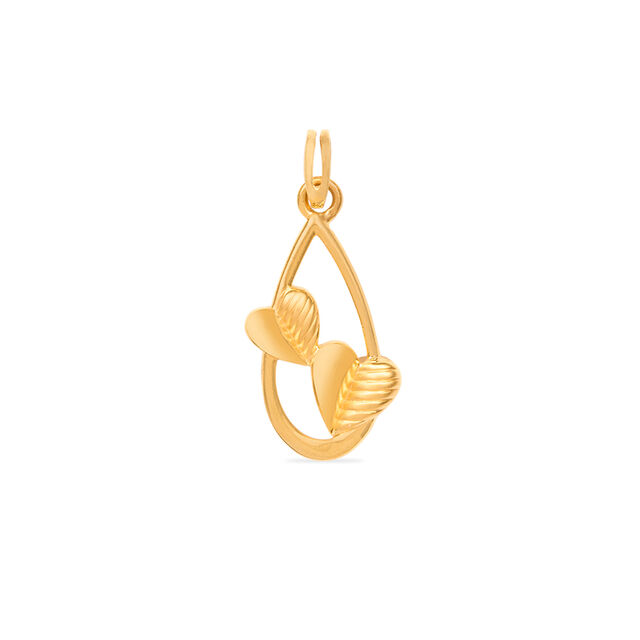Tanishq 22KT Gold Pendant for Women 
