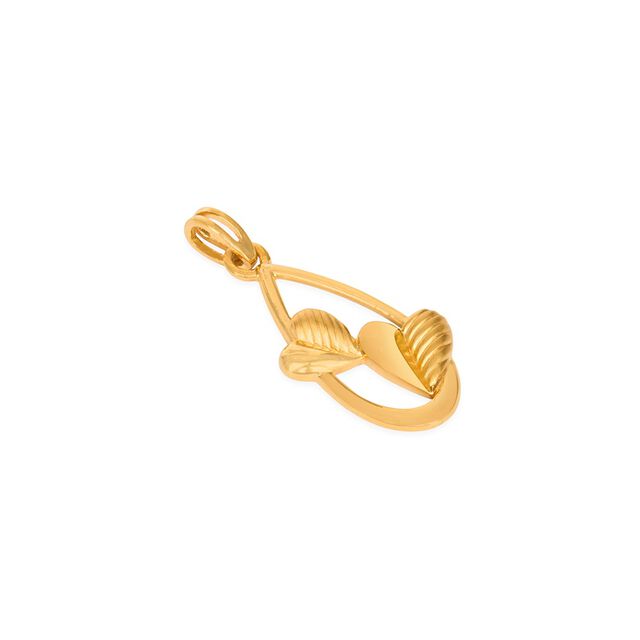 Tanishq 22KT Gold Pendant for Women 2