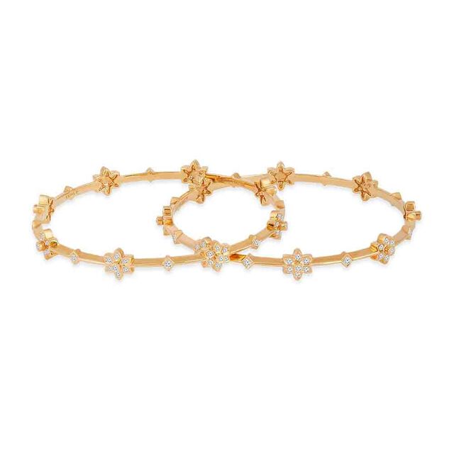 Tanishq 22KT Diamond Bangle for Women 5