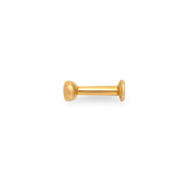 Tanishq 22KT Diamond Nose Pin 2